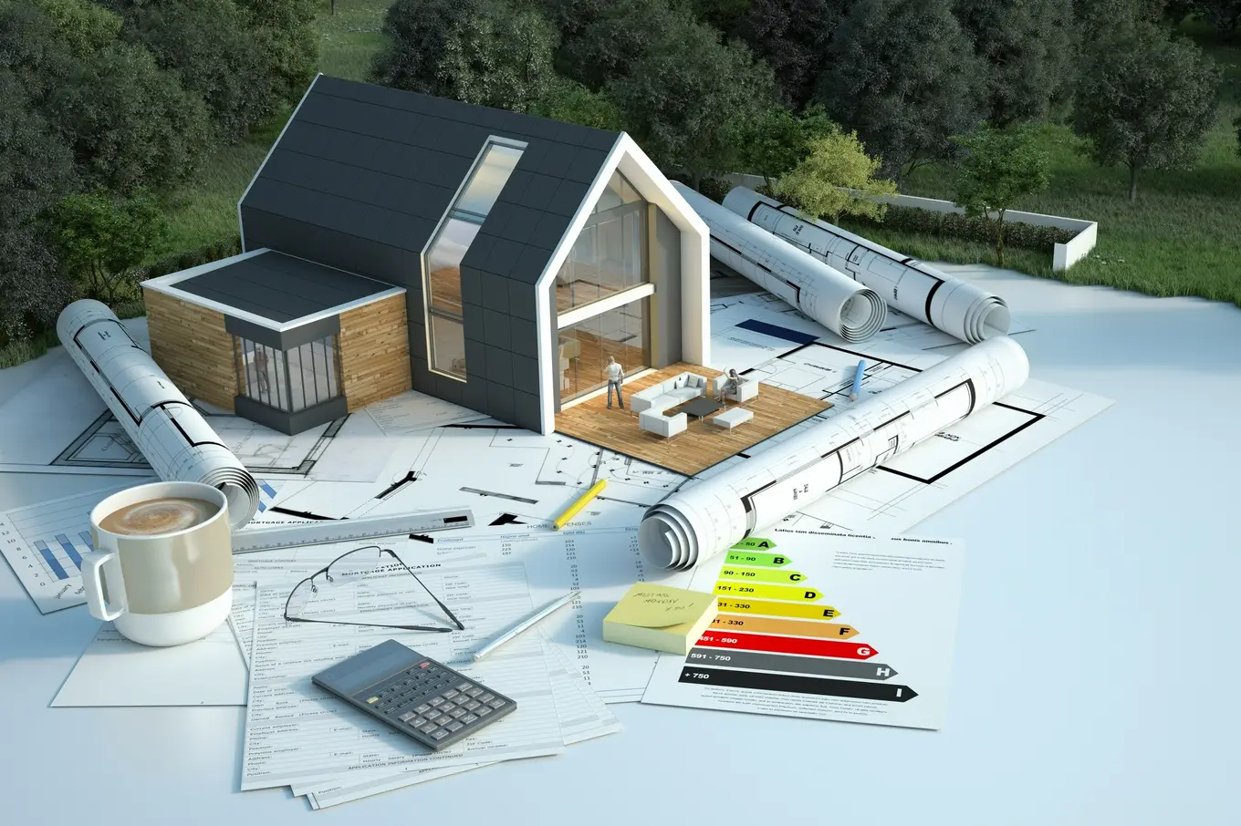 projekt domu energooszczędnego